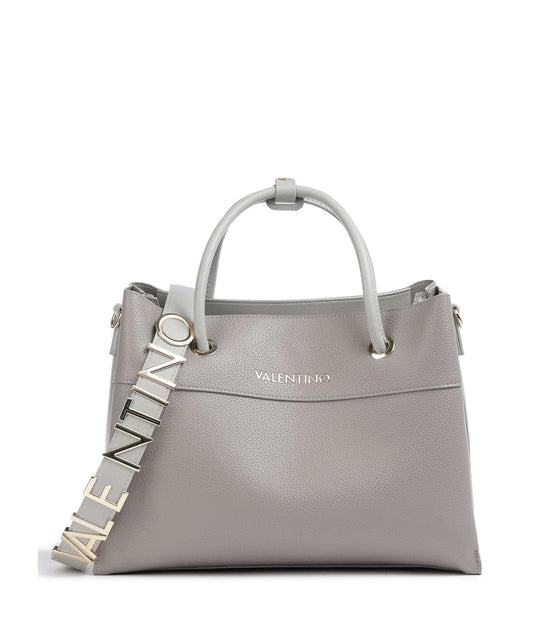 Mario Valentino Grey Structured Handbag (VBS5A802-089) Women