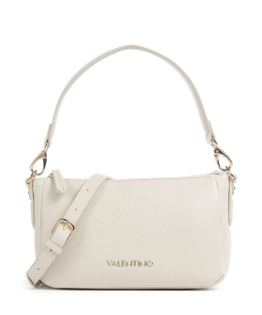 Mario Valentino Cream Leather Shoulder Bag (VBS7LX12-991) Women