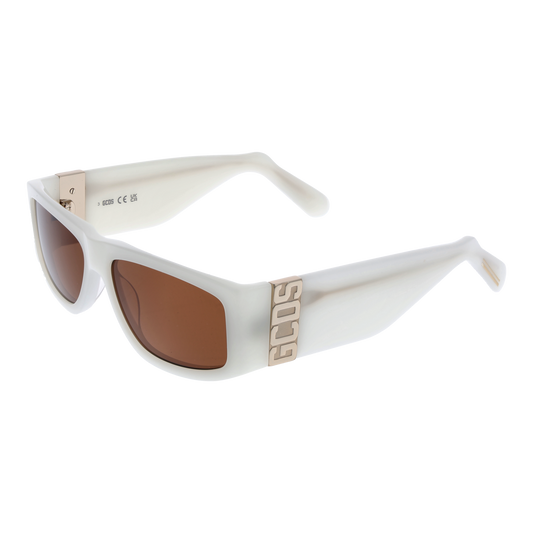 GCDS Rectangle Sunglasses White (24001123) Unisex