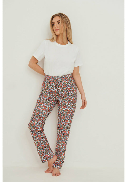 Organisch gerade Jeans mit hoher Taille Women
