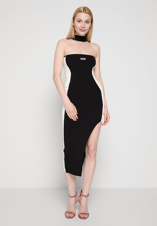 VISCOSE KNIT LONG DRESS Women