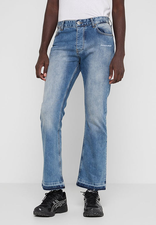 Tomar Flared Jeans Straw Blue Men