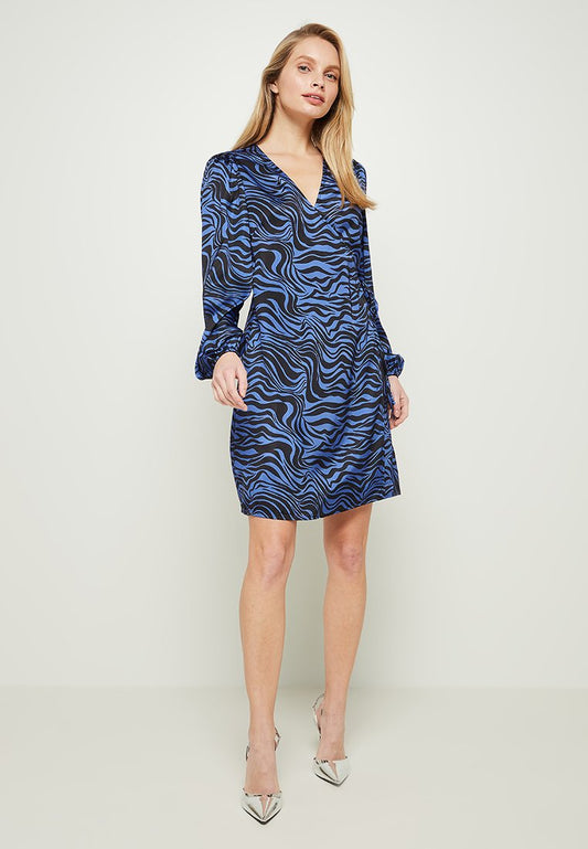 YASBECCA LS WRAP DRESS - PB Women