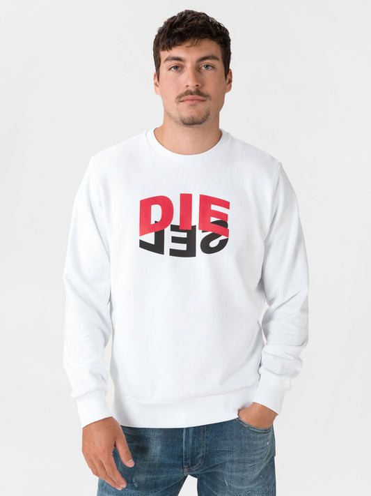 Diesel Girk Sweatshirt White (A00809-0IAJH-2348692) Men