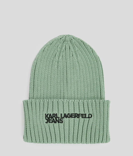 Karl Lagerfeld Jeans Klj Essential Logo Beanie Granite Green (A1M331421JL) Men