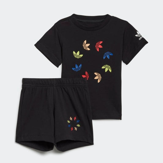 Adidas SHORT TEE SET BLACK (HE6854) Kids