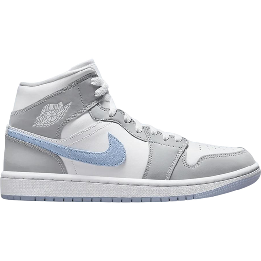 Jordan 1 Mid Wolf Grey Aluminum  Women