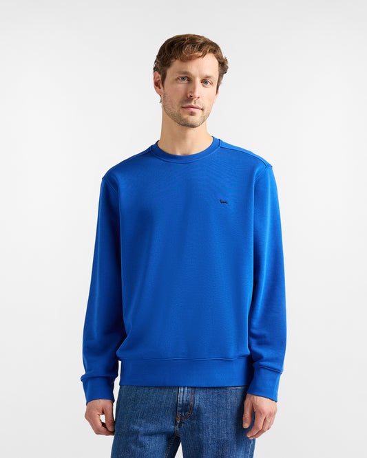 Harmont & Blaine Basic Crew Neck Sweatshirt Bright Blue (F0MO03021796805) Men