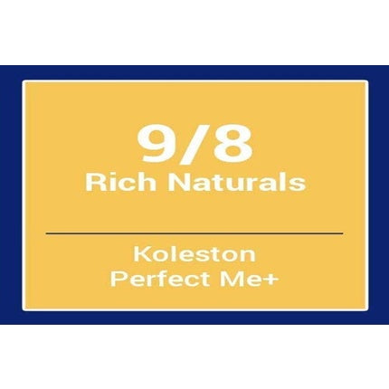 Wella Professionals Koleston Perfect Me + Rich Naturals 9/8 Hair Color 60ml