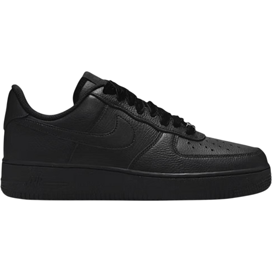 Nike Air Force 1 Low Ribbon Laces Triple Black  Women