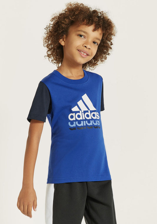 Adidas T-SHIRT (SHORT SLEEV BLUE (HZ7084) Kids