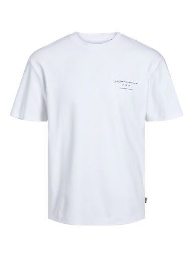 Jack & Jones Premium JPRBLASANCHEZ BRANDING TEE CREW NECK SN Bright White (12245400-BrightWhite) Men