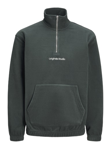Jack & Jones Originals JORVESTERBRO FLEECE QUARTER ZIP NOOS Forest River (12262981-ForestRiver) Men