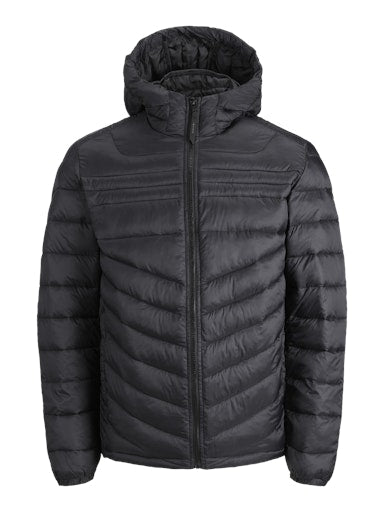 Jack & Jones Essentials JJEHERO PUFFER HOOD NOOS Black (12211785-Black) Men