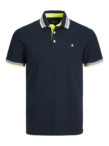Jack & Jones Essentials JJEPAULOS POLO SS NOOS Dark Navy (12136668-DarkNavy) Men