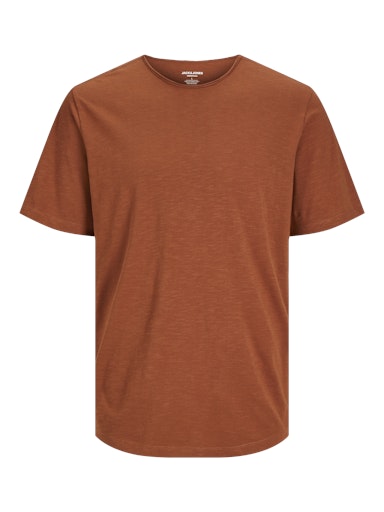 Jack & Jones Essentials JJEBASHER TEE O-NECK SS NOOS Mocha Bisque (12182498-MochaBisque) Men