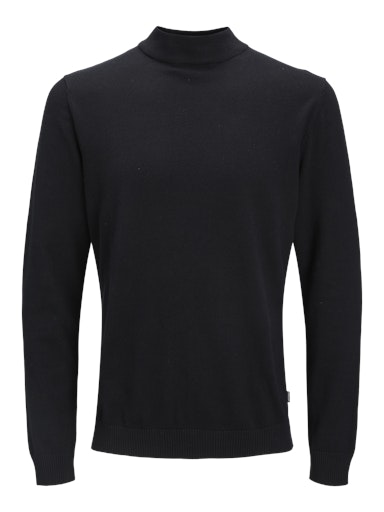 Jack & Jones Essentials JJEBASIC KNIT MOCK NECK NOOS Black (12190170-Black) Men