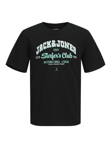 Jack & Jones Essentials JJELOGO TEE SS O-NECK 2 COL SS25 SN Black Ink (12268267-BlackInk) Men