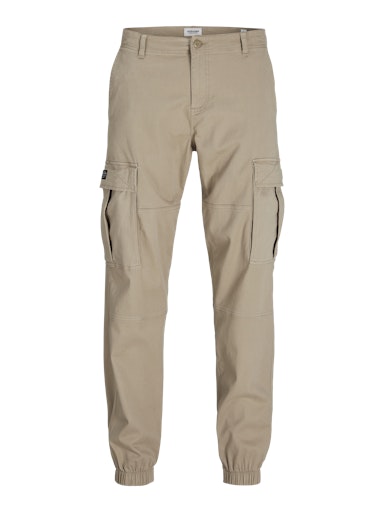 Jack & Jones Pants Studio JPSTKANE JONNIE CUFFED CARGO RET Crockery (12268261-Crockery) Men