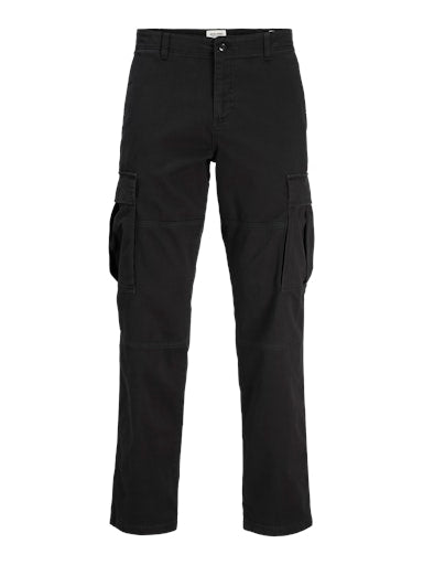 Jack & Jones Pants Studio JPSTKANE JONNIE CARGO RET Black (12268364-Black) Men