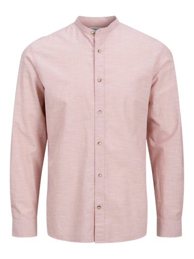 Jack & Jones Essentials JJESUMMER BAND SHIRT LS SN Pink Nectar (12269319-PinkNectar) Men