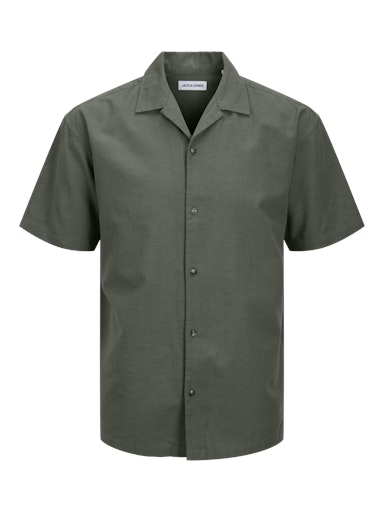 Jack & Jones Essentials JJESUMMER RESORT SHIRT SS SN Beetle (12269333-Beetle) Men