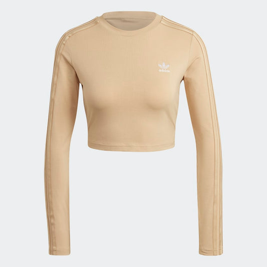 Adidas CROP LS TEE BEIGE (H18843) Women
