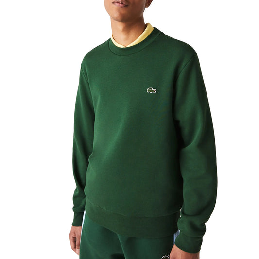 Lacoste Bio Cotton Fleece Crew Sweater Dark (SH9608-132) Men