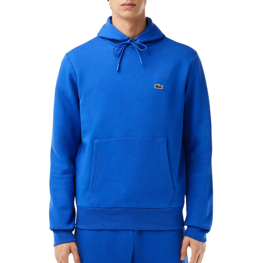 Lacoste Bio Cotton Fleece Hoodie Blue (SH9623-IXW) Men