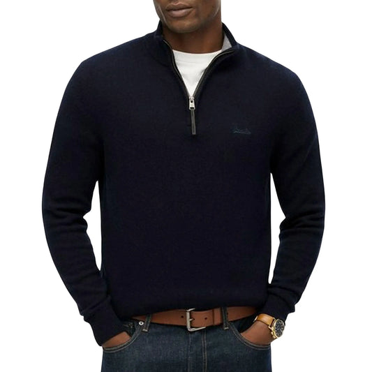 Superdry Wool Blend Half Zip Sweater (M6110688A-H5C) Men
