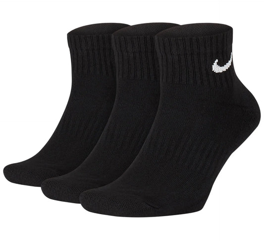 Nike Everyday Cushion Ankle Socks (3-pack) (SX7667-010) Unisex