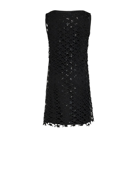 John Richmond Midi Dress Sarda Black / Silv (RGP26104VE) Kids