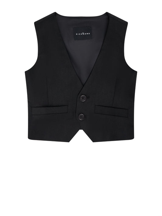 John Richmond Gilet Jacket Kherli Black (RIP26125GT) Kids