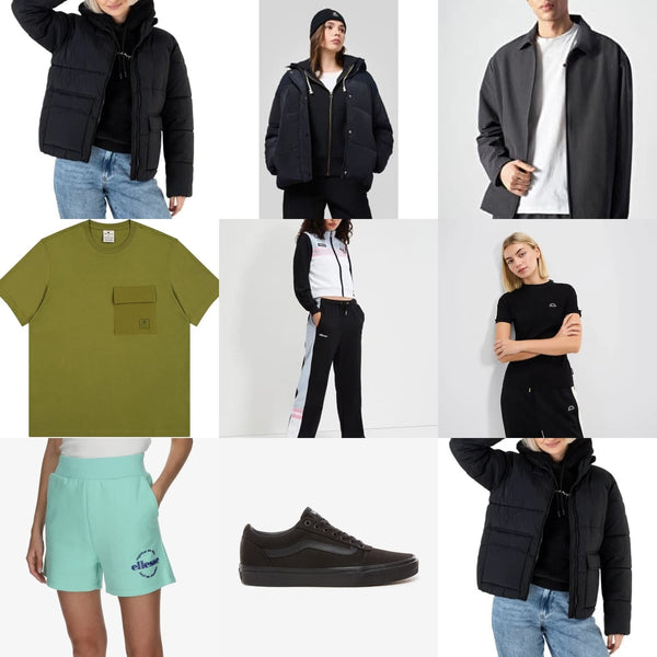 Footwear & Apparel Adidas, Ellesse, Champion, Vans cover