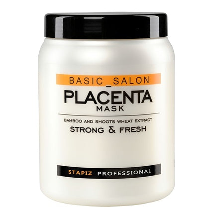 Stapiz Basic Salon Placenta Mask Hair Mask With Bamboo And Wheat Germ Extracts 1L