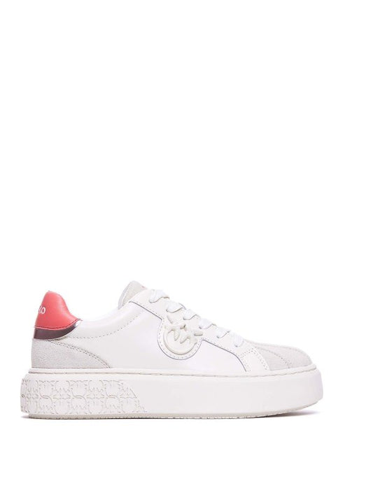YOKO 13 - SNEAKER CALF LEATHER/COW SUEDE YOGURT/CORAL Women