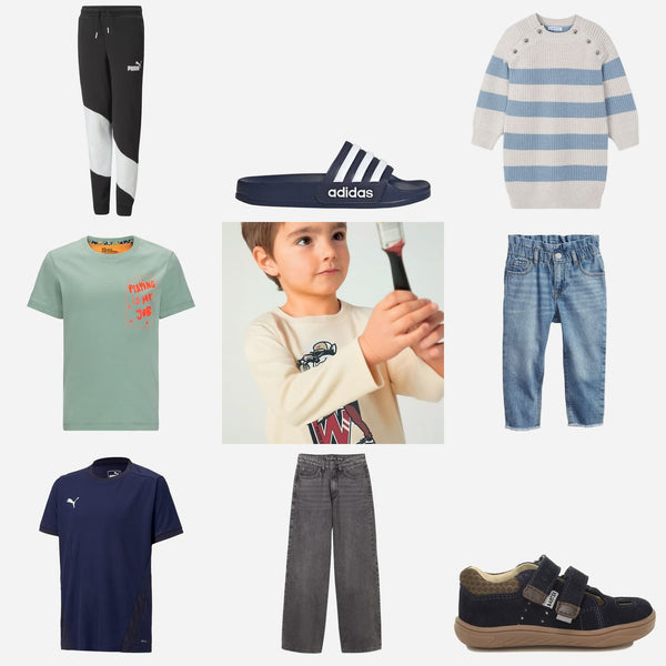 Kids Footwear & Apparel Adidas, Gap, Mayoral cover