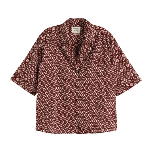 Scotch & Soda Lurex Print Top (177660-7362) Women