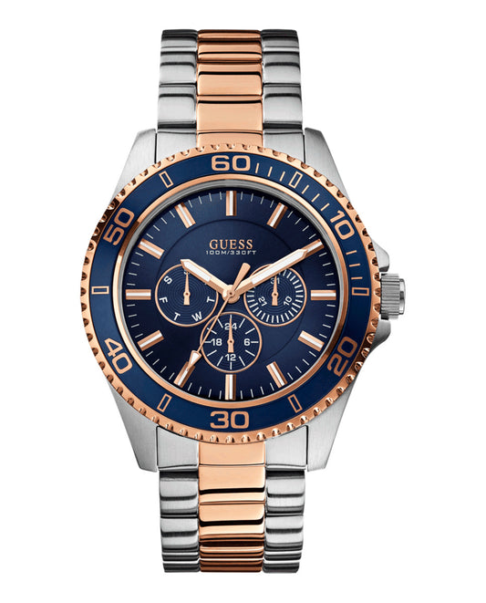 Guess Quartz Watch Two-Tone Rose Gold (W0172G3) Men