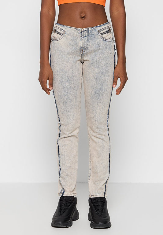 Diesel D-TAIL-RE PANTALONI Light Blue (ZZO2U4747-K00) Women