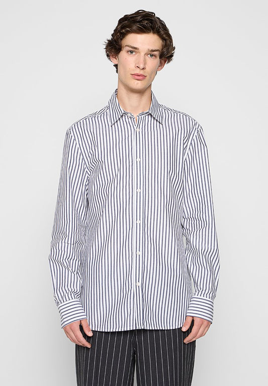 Striped Cotton Shirt Men