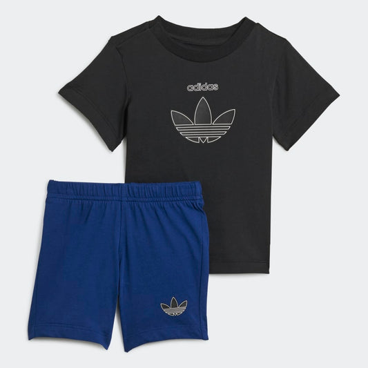 Adidas SHORT TEE SET BLACK (H25237) Kids