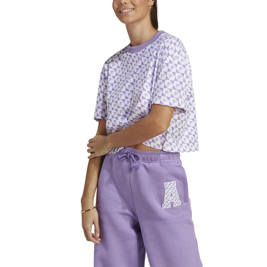 Adidas W LGM TEE WHITE_VIOLET (IM1250) Women