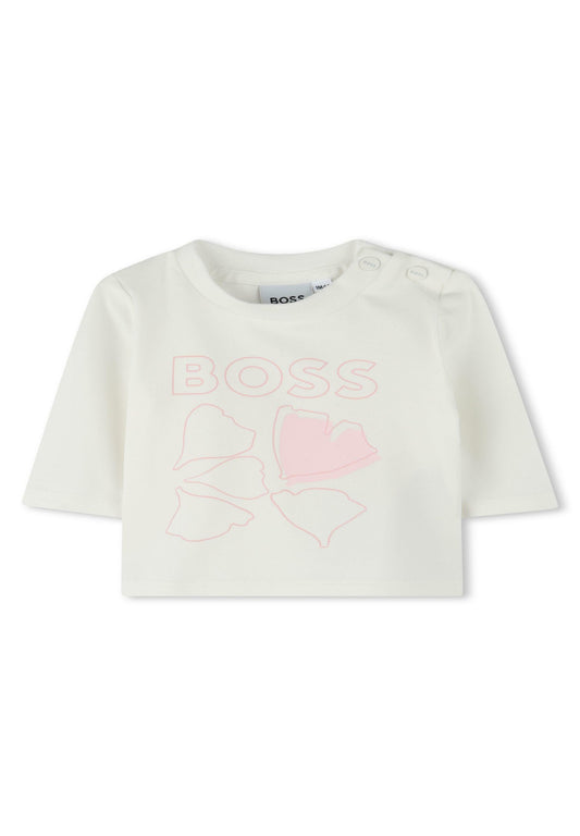 BOSS Kidswear T shirt Off-White (BO923G01V-A11) Kids