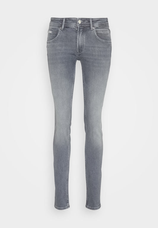 Marc O'Polo DENIM Trouser, Regular Waist, Slim Leg, Regular Length Mottled Dark Grey (OP521N09O-C11) Women