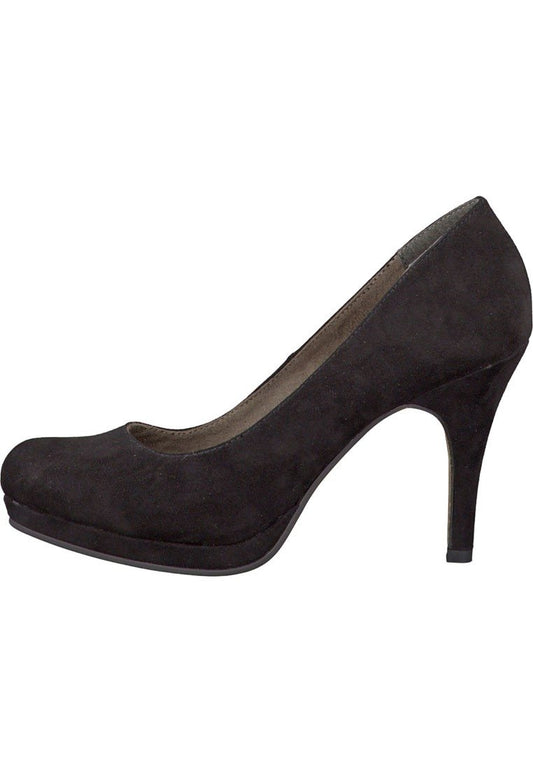 Tamaris Plateau Pumps 1-22407-24 001 Black Schwarz Black (TA111B0LC-Q11) Women