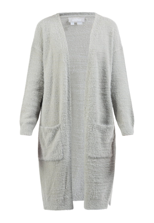 usha Knit Cardigan sivene Grey (1US21I0MT-C11) Women