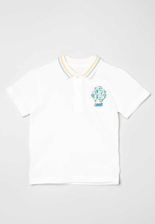 Roberto Cavalli Junior BabyB polo t-shirt white (ZZO1Y6M64-A00) Kids