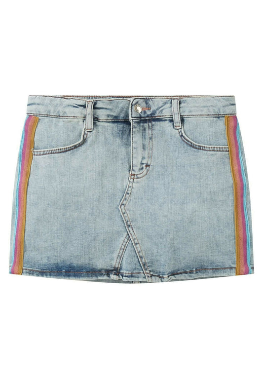 TOM TAILOR Röcke Jeansrock mit Regenbogendetail (TO223E02U-K11) Kids