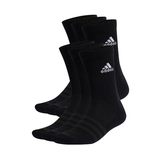 adidas Socks Sportwear Crew (6 Pairs) Black (IC1316) Unisex